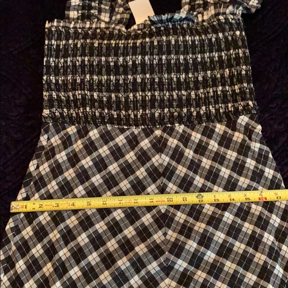 GANNI Seersucker Check Dress Gingham size 4, 8 ,10 - Picture 10 of 16